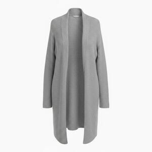 The Row Sweater Womens Medium Gray Cashmere Wool Open Front Cardigan Olsen